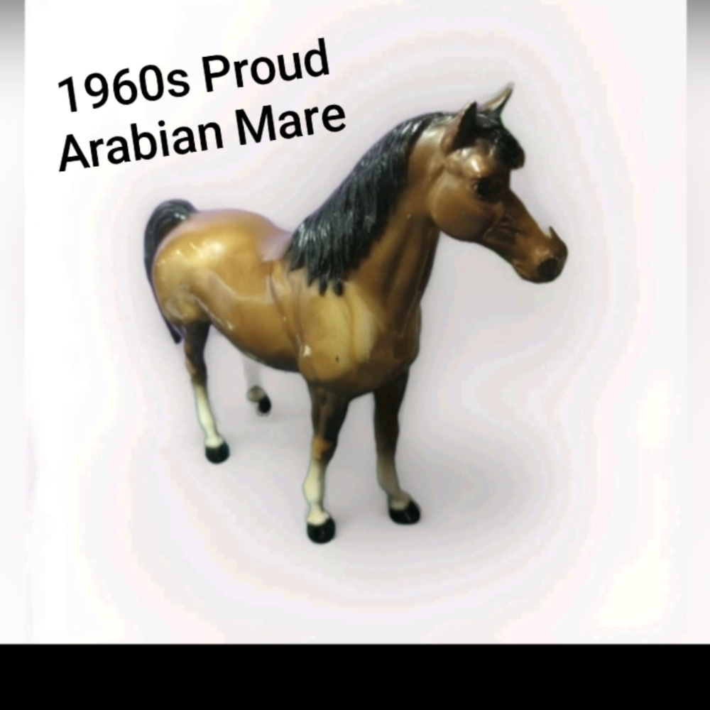 "Breyer" Proud Arabian Mare Bey 1960s Traditional Size Vintage